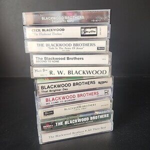 The Blackwood Brothers 10 Pc cassette Lot Gospel Christian Worship Religious